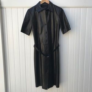 Theory 100% LEATHER dress